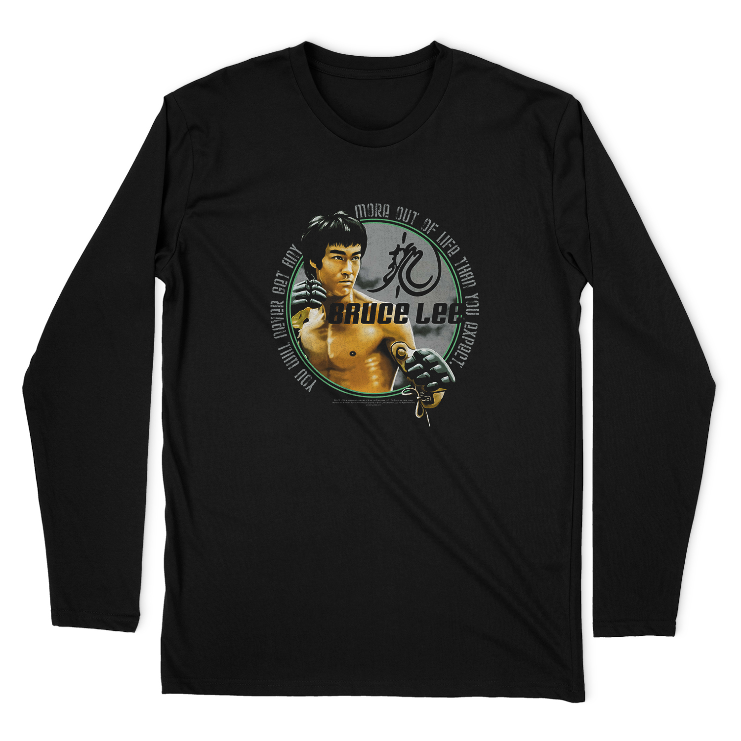BRUCE LEE EXPECTATIONS LONG SLEEVE T-SHIRT