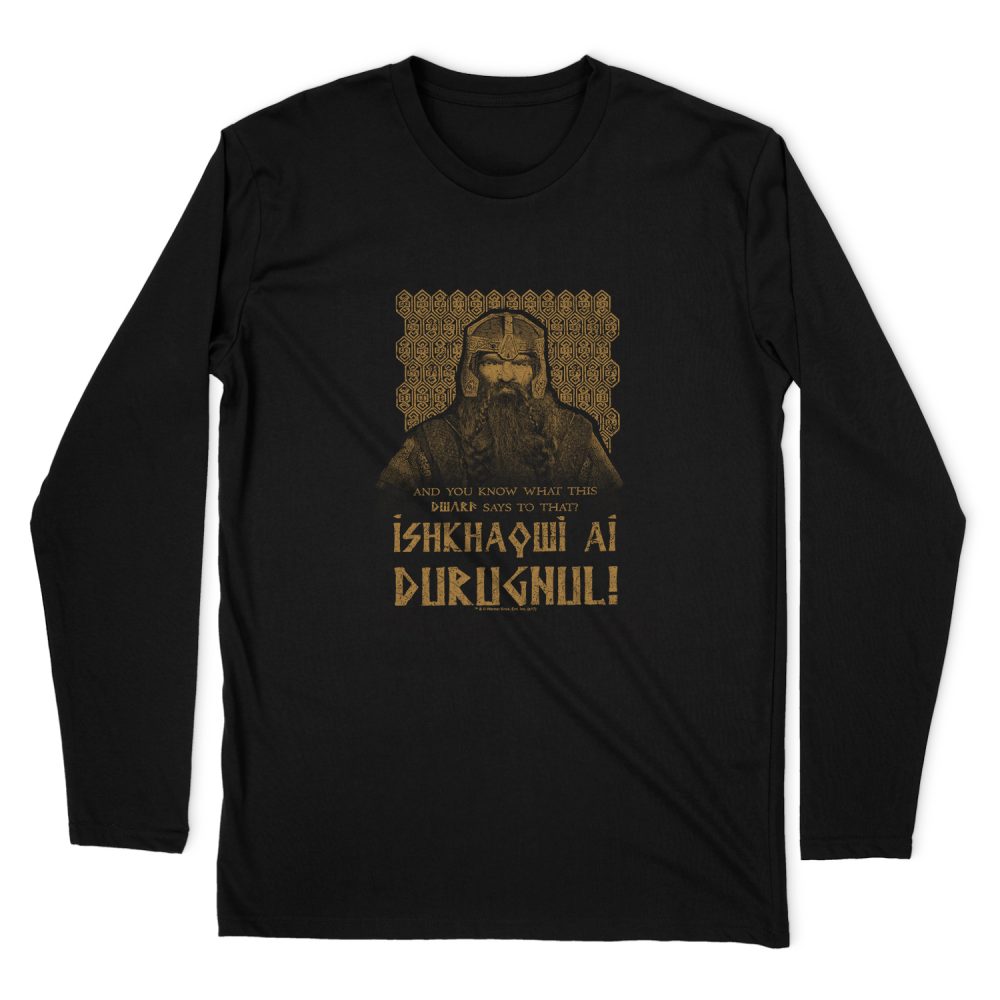 LORD OF THE RINGS ISHKHAQWI DURUGNUL LONG SLEEVE T-SHIRT