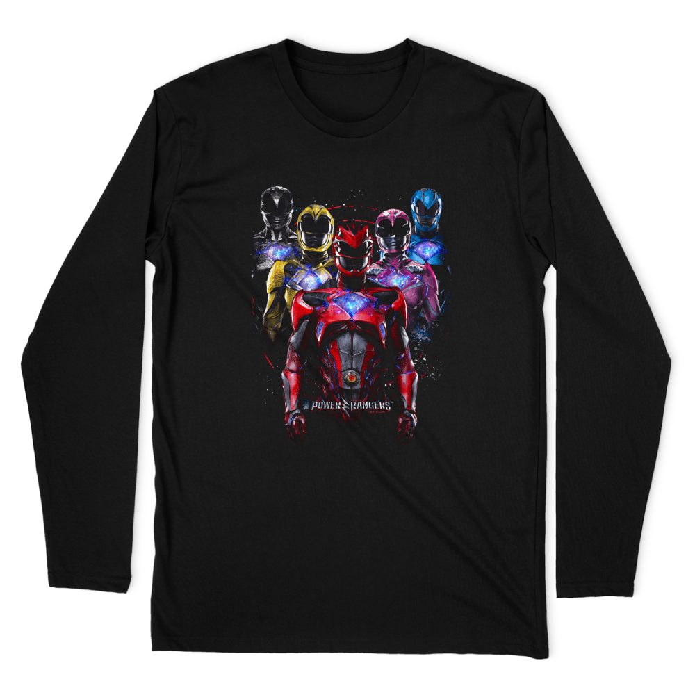 POWER RANGERS TEAM OF RANGERS LONG SLEEVE T-SHIRT