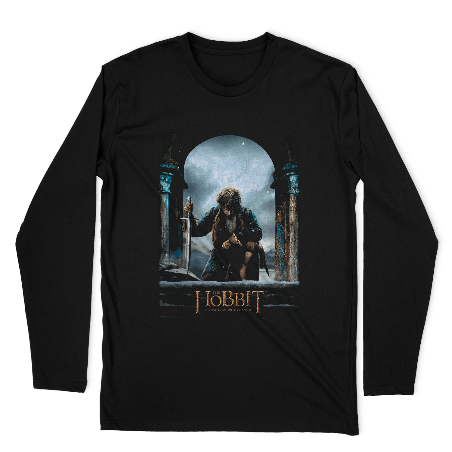 THE HOBBIT BILBO POSTER #2 LONG SLEEVE T-SHIRT