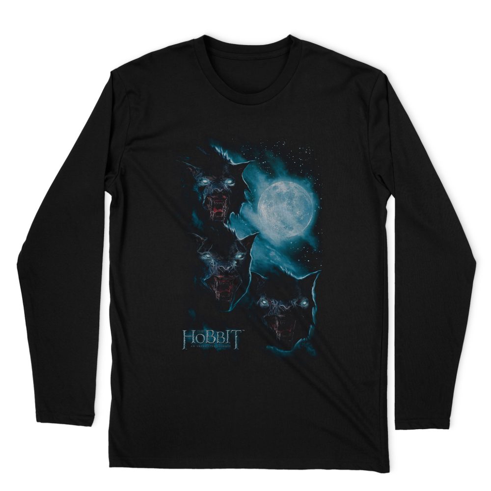 THE HOBBIT THREE WARG MOON LONG SLEEVE T-SHIRT