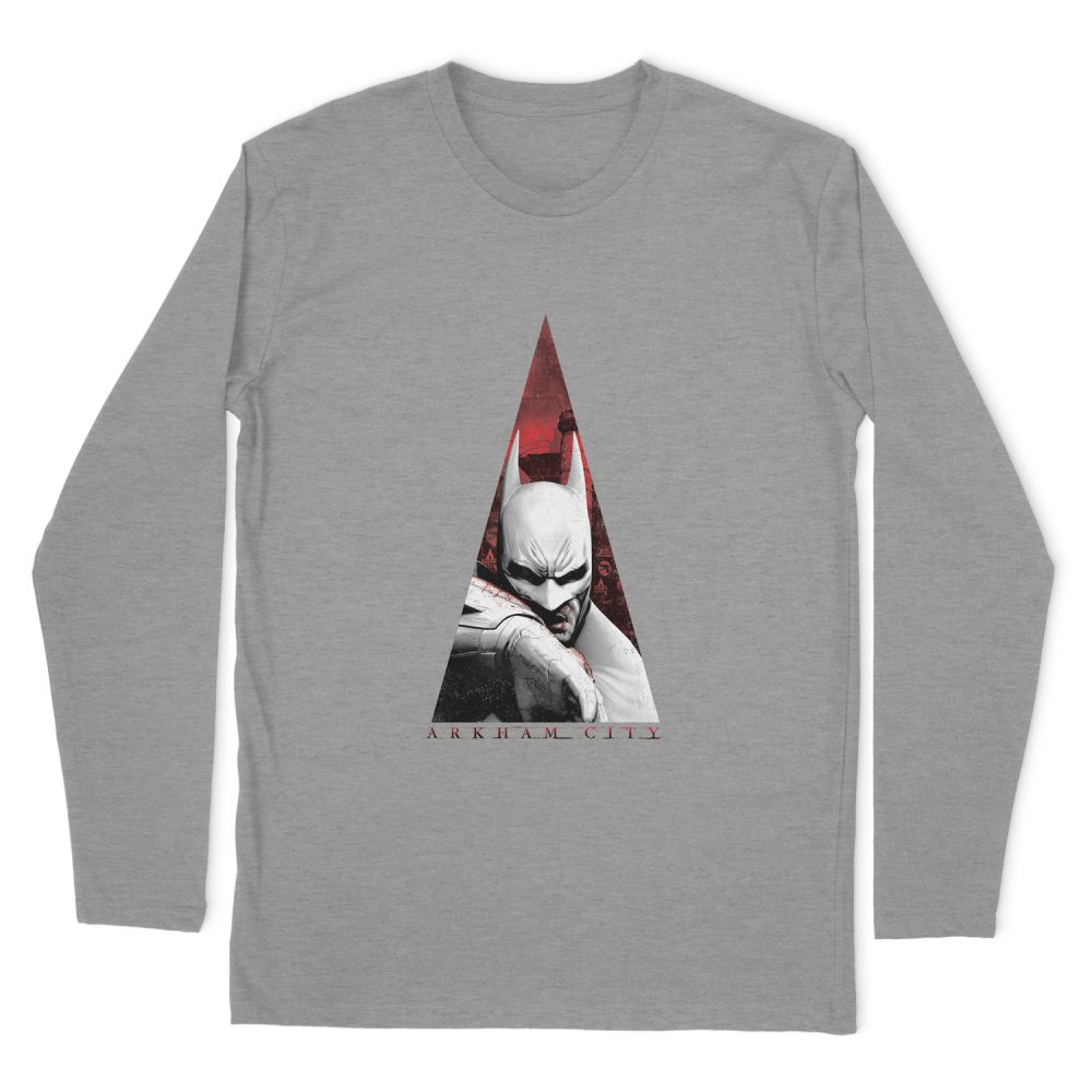 BATMAN - ARKHAM BAT TRIANGLE LONG SLEEVE T-SHIRT
