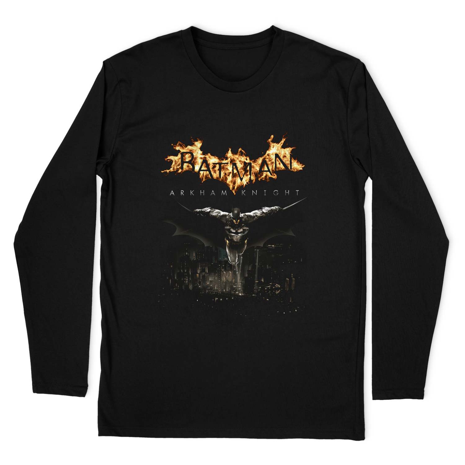 BATMAN - ARKHAM CITY WATCH LONG SLEEVE T-SHIRT