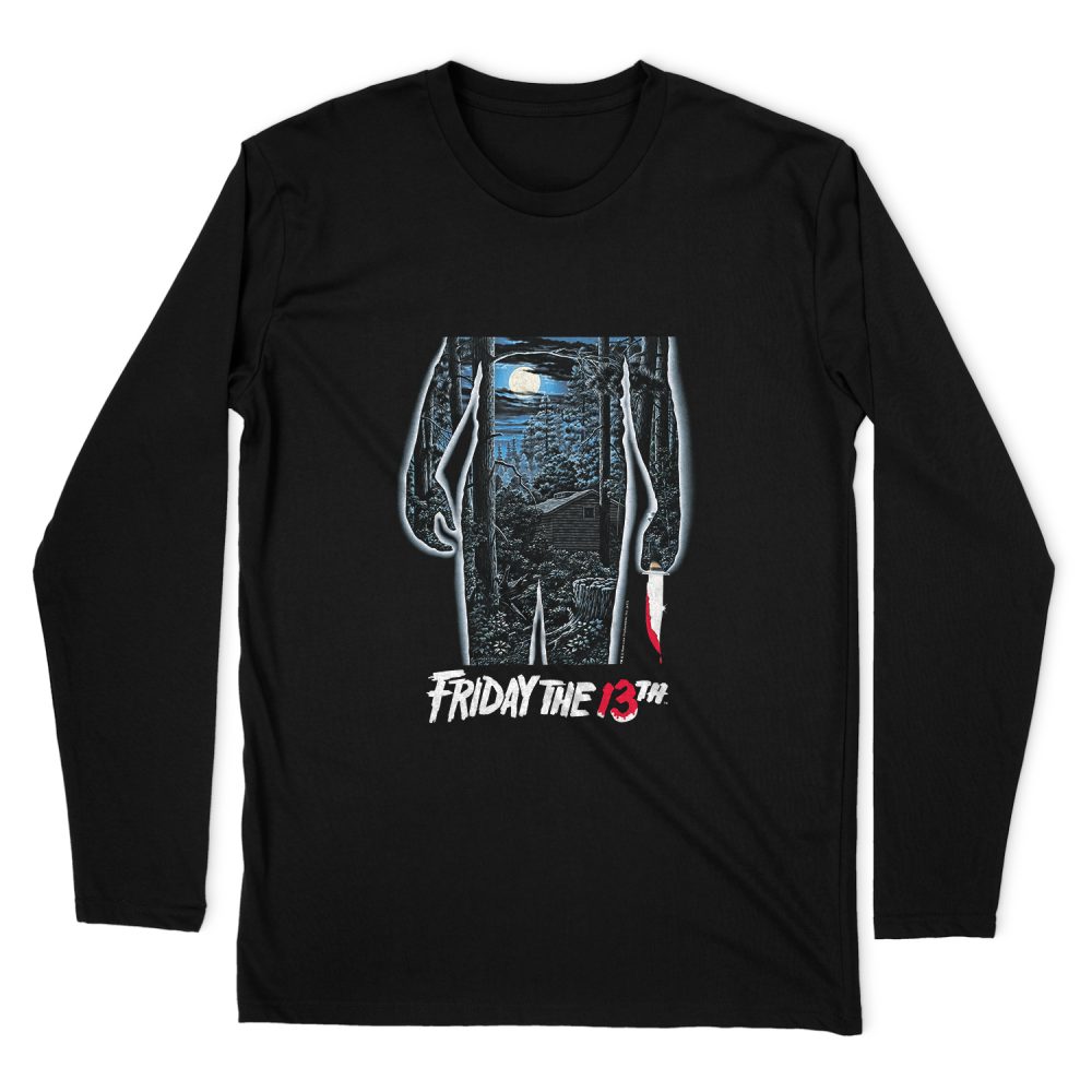 FRIDAY THE 13TH POSTER LONG SLEEVE T-SHIRT