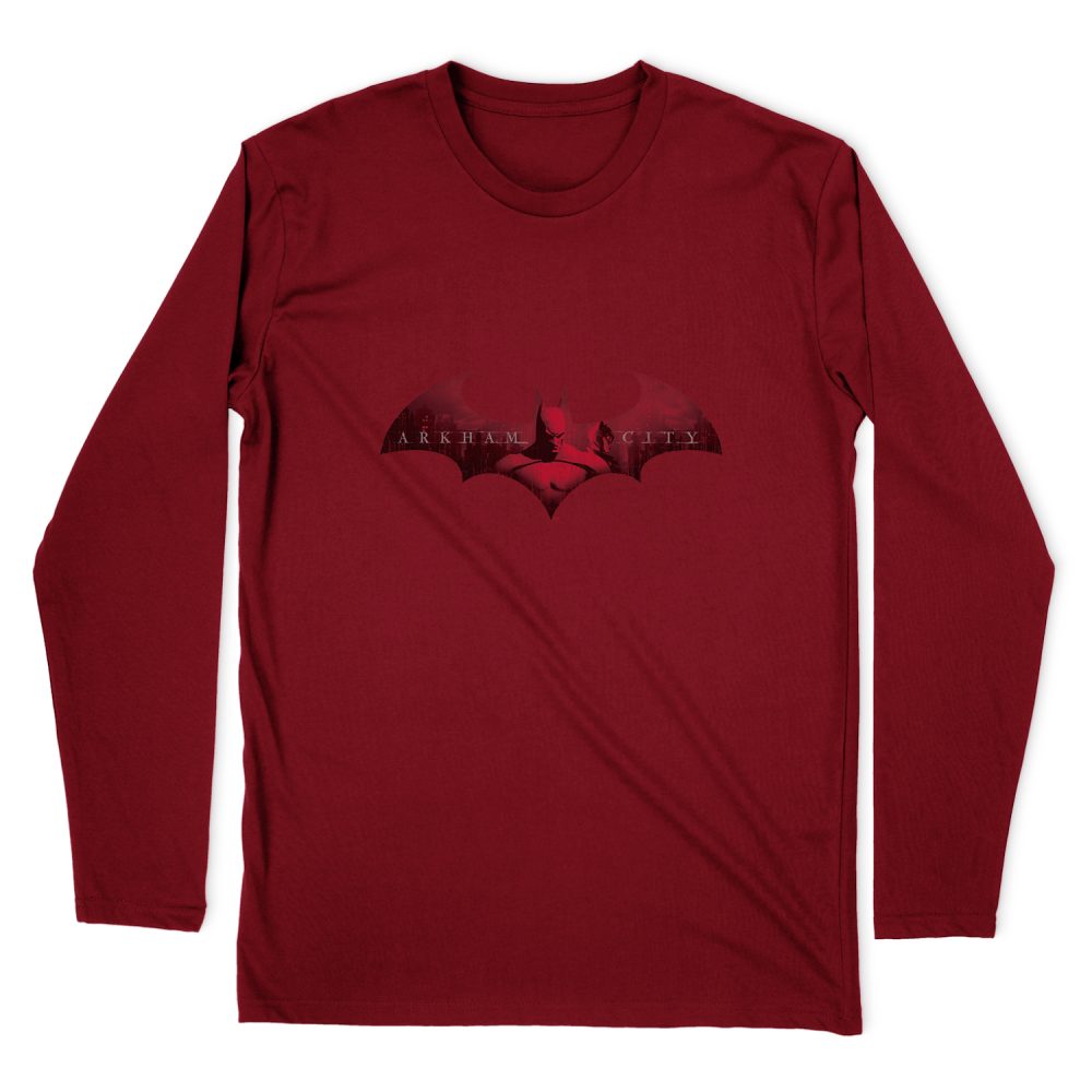 BATMAN - ARKHAM IN THE CITY LONG SLEEVE T-SHIRT