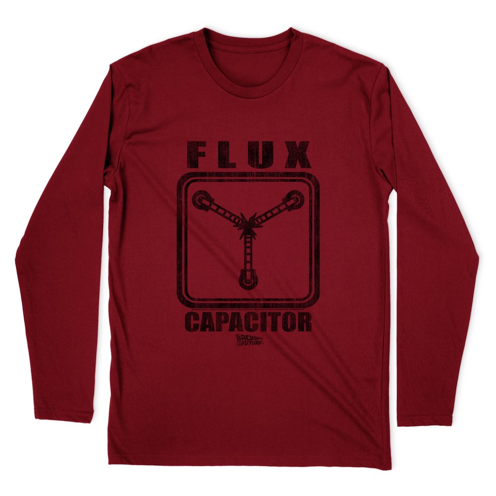 BACK TO THE FUTURE FLUX CAPACITOR LONG SLEEVE T-SHIRT
