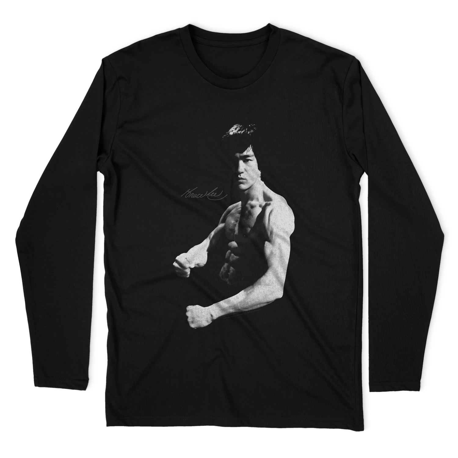 BRUCE LEE STANCE LONG SLEEVE T-SHIRT