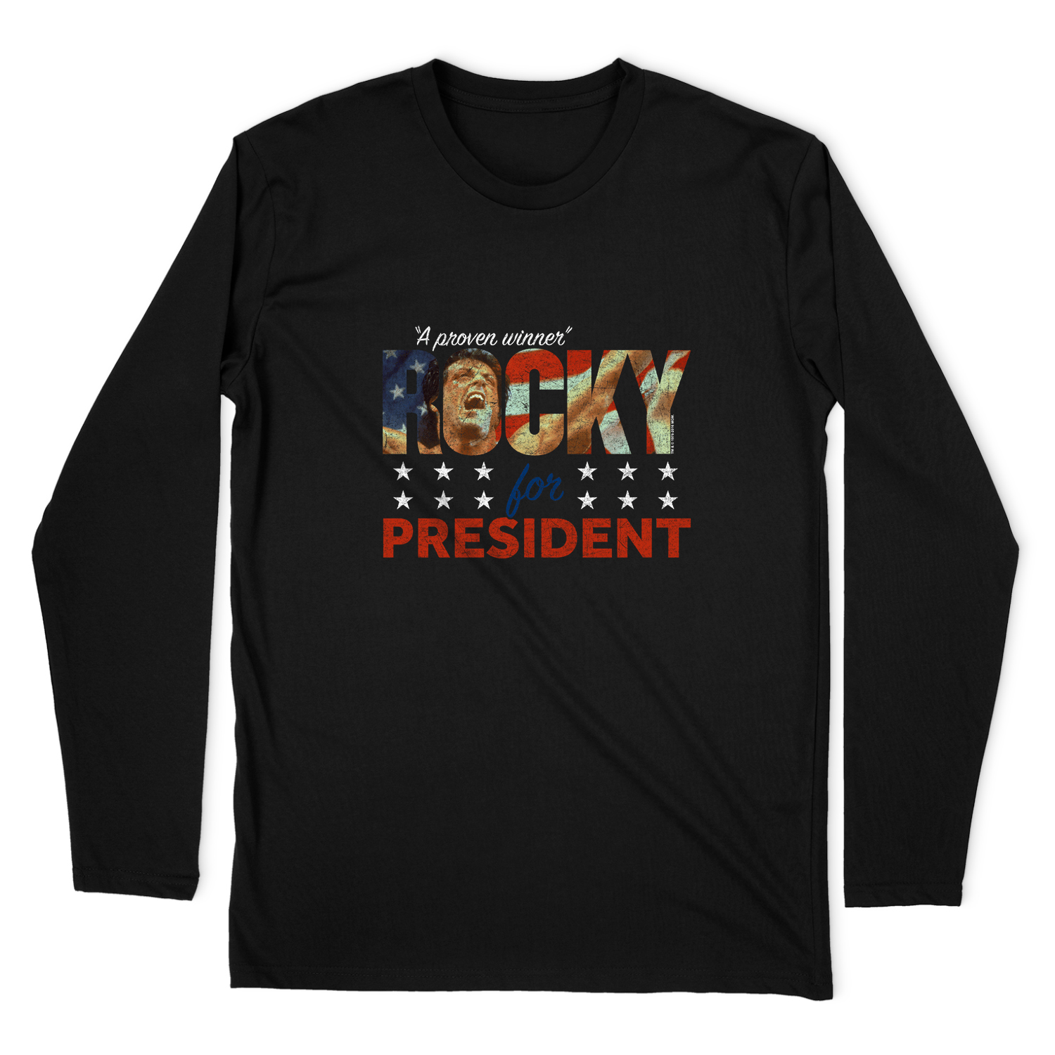 ROCKY A PROVEN WINNER ROCKY A PROVEN WINNER LONG SLEEVE T-SHIRT