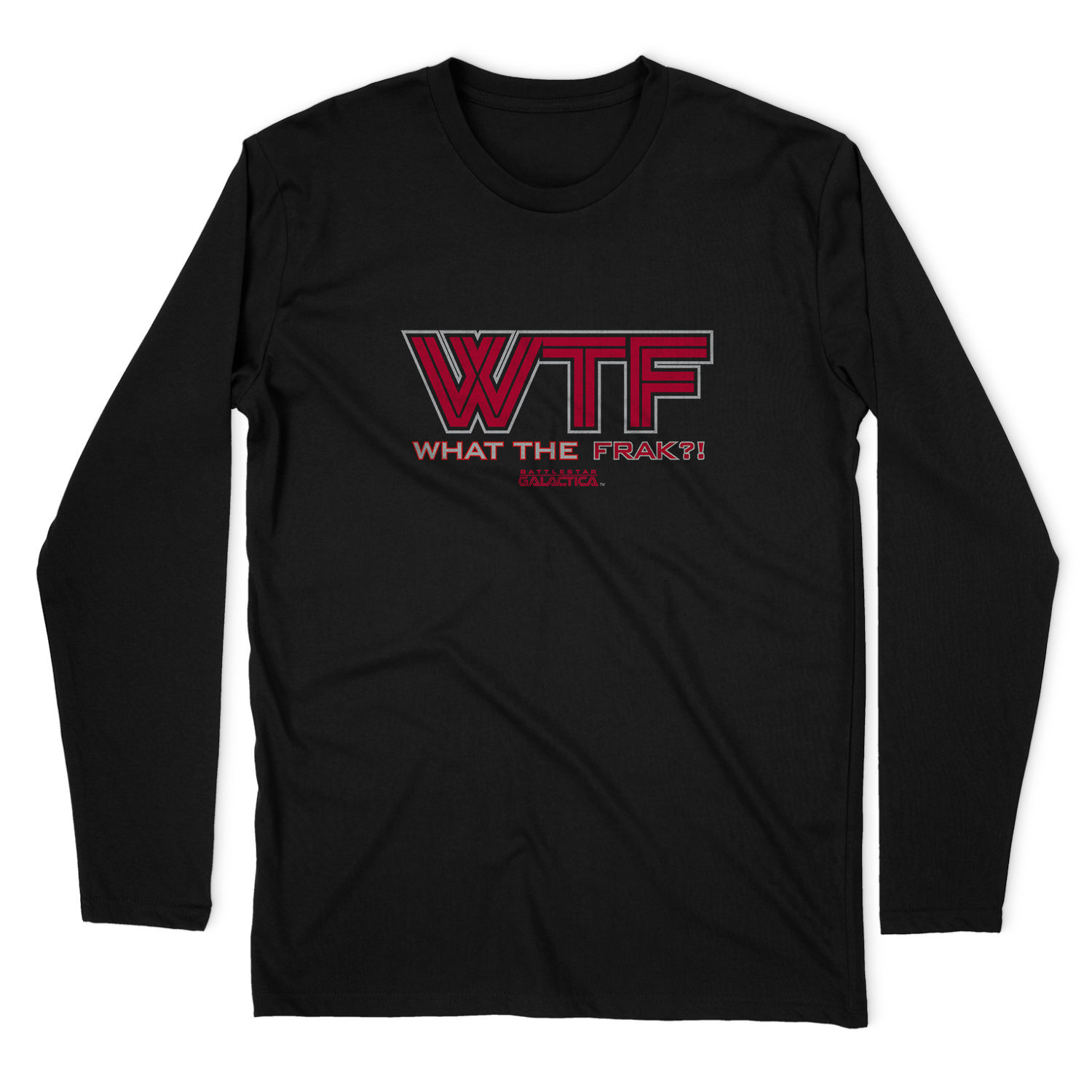 BATTLESTAR GALACTICA WTF LONG SLEEVE T-SHIRT