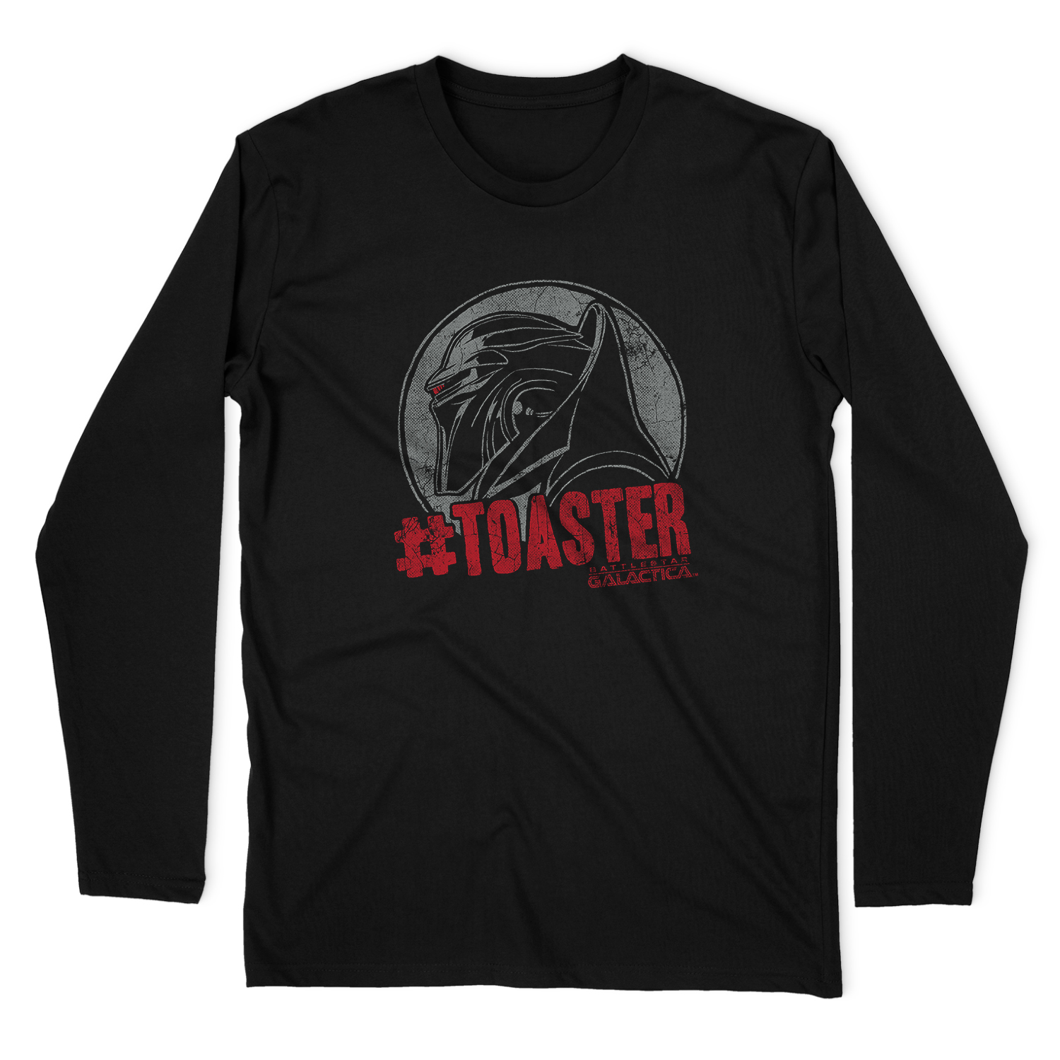 BATTLESTAR GALACTICA #TOASTER LONG SLEEVE T-SHIRT