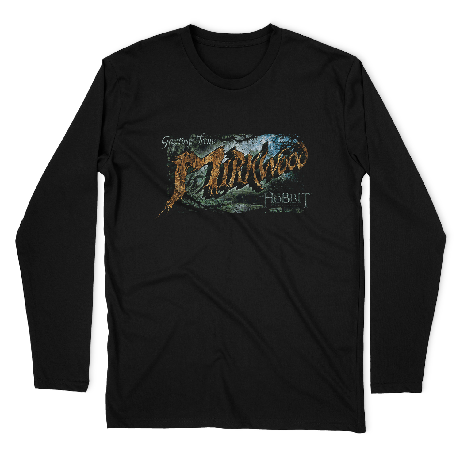 THE HOBBIT GREETINGS FROM LONG SLEEVE T-SHIRT