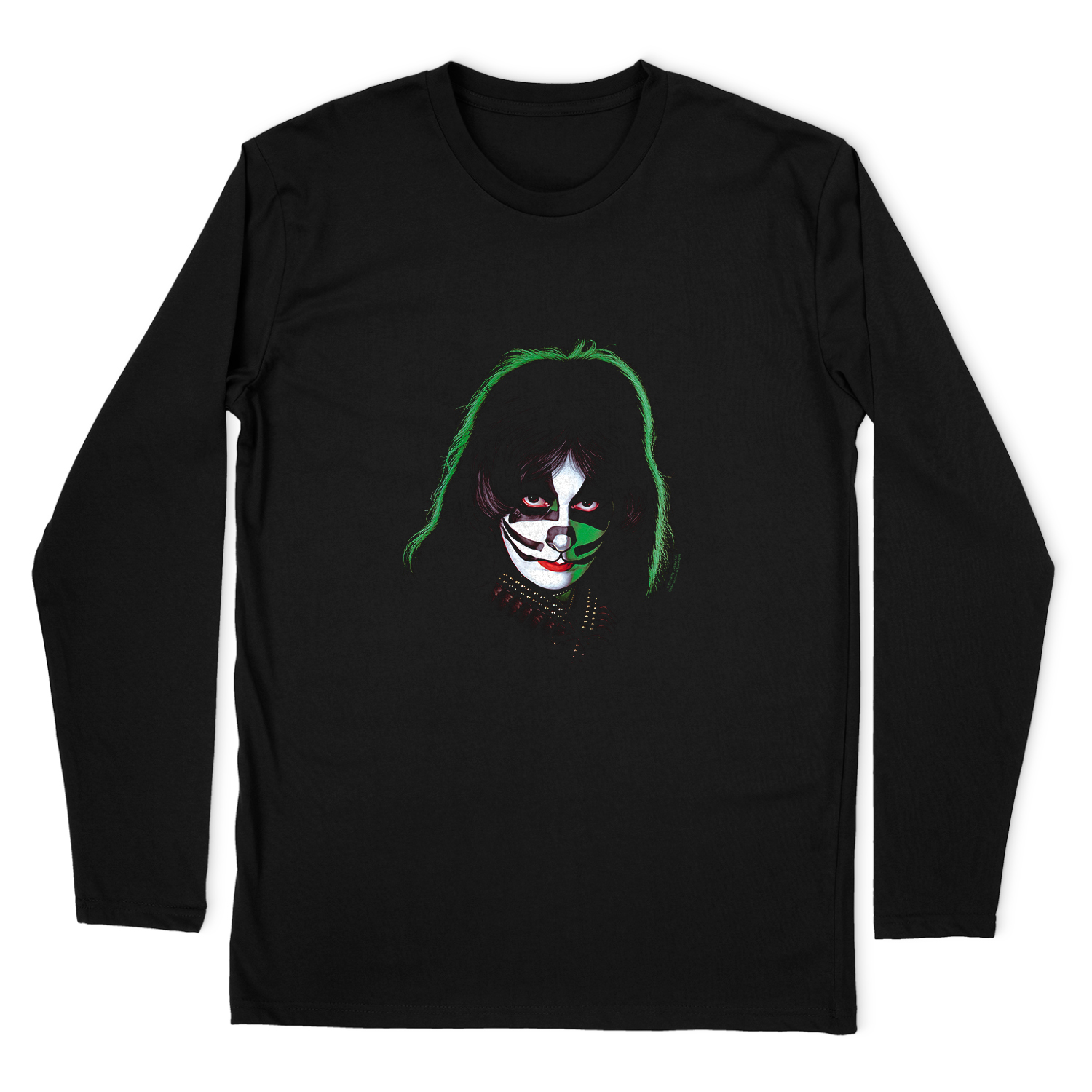 KISS PETER CRISS COVER LONG SLEEVE T-SHIRT