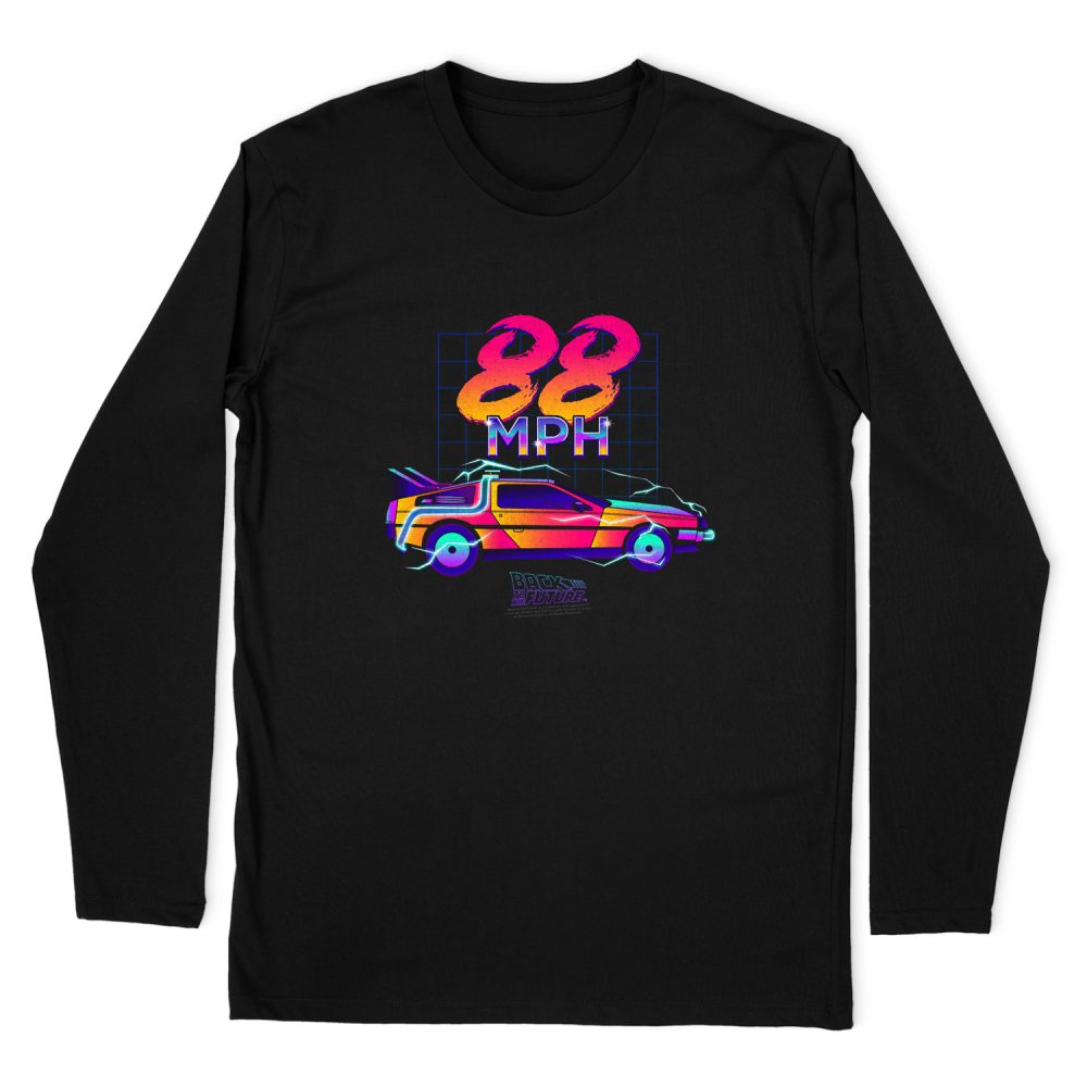 BACK TO THE FUTURE 88 MPH LONG SLEEVE T-SHIRT