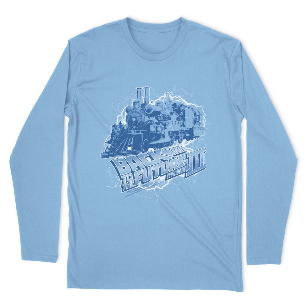 BACK TO THE FUTURE III TIME TRAIN LONG SLEEVE T-SHIRT
