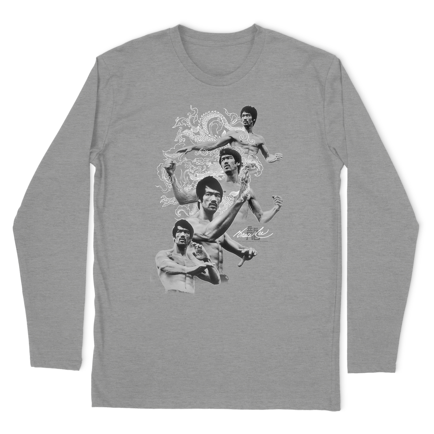 BRUCE LEE IN MOTION LONG SLEEVE T-SHIRT