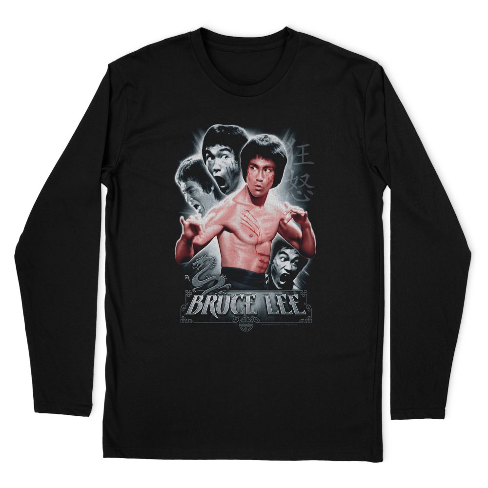 BRUCE LEE INNER FURY LONG SLEEVE T-SHIRT