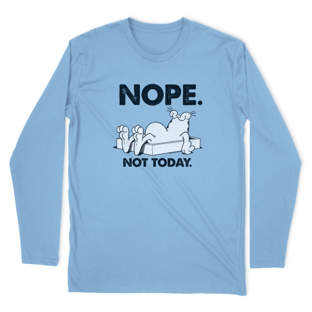GARFIELD NOPE LONG SLEEVE T-SHIRT