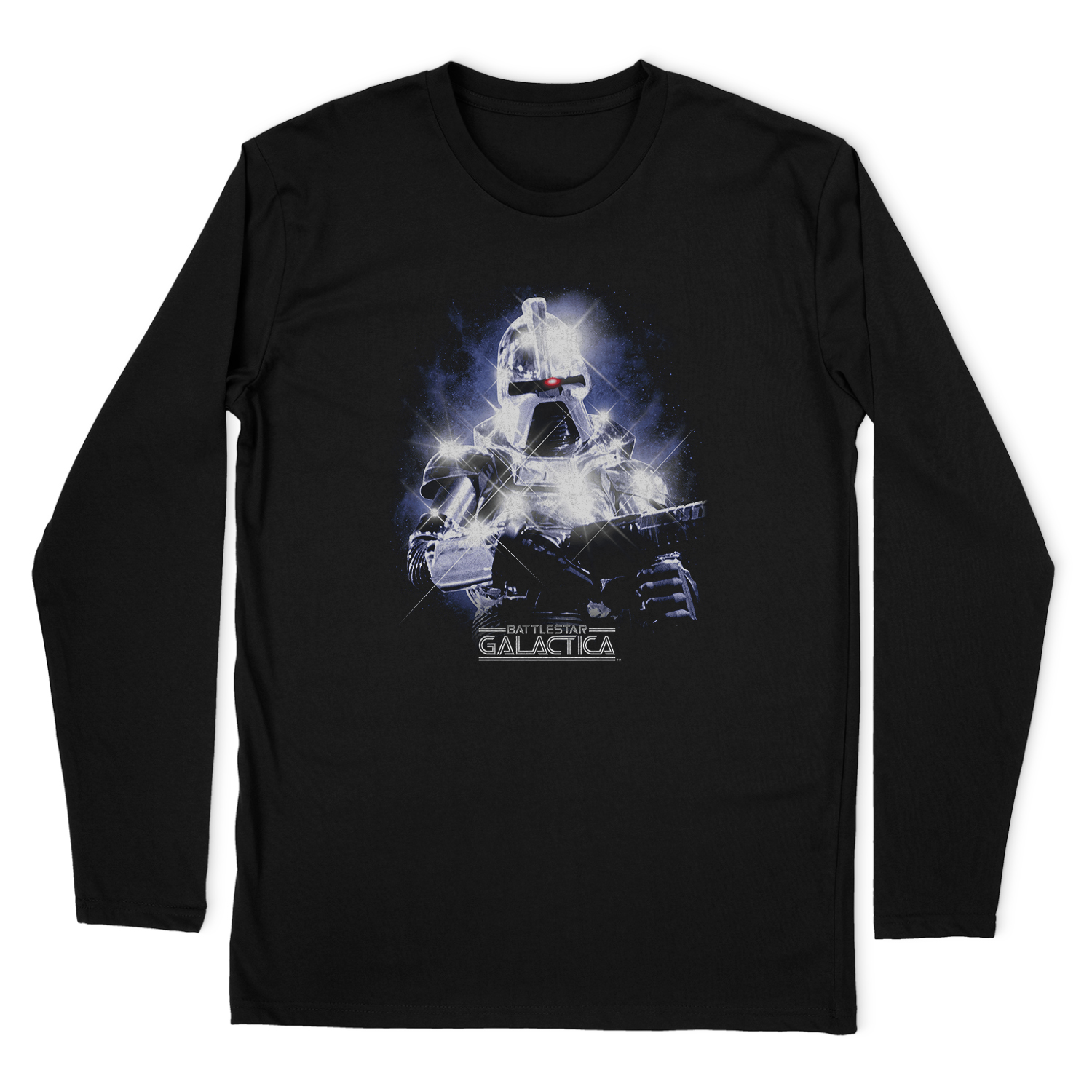 BATTLESTAR GALACTICA 35TH ANNIVERSARY CYLON LONG SLEEVE T-SHIRT