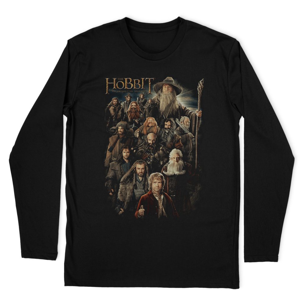 THE HOBBIT SOMBER COMPANY LONG SLEEVE T-SHIRT