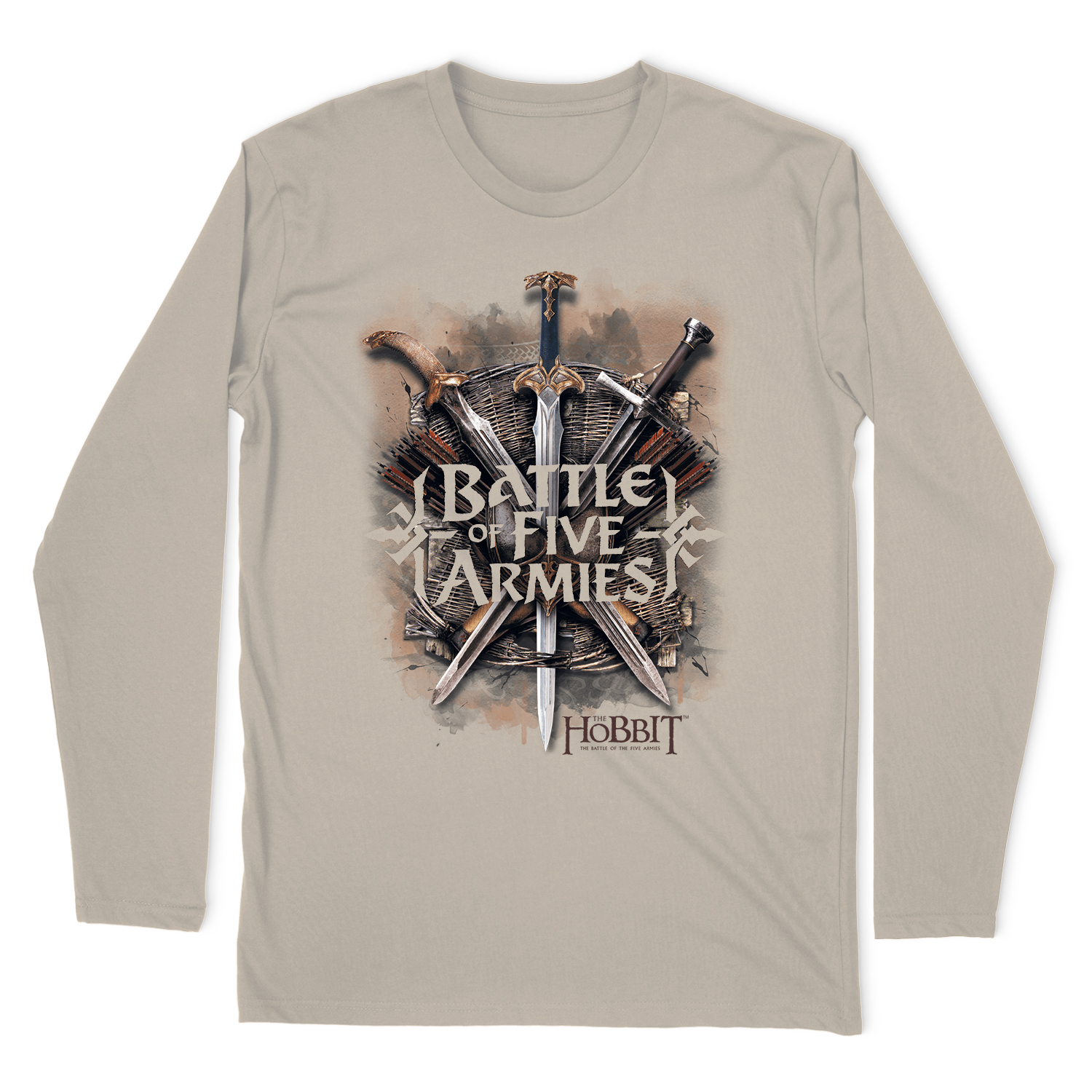 THE HOBBIT BATTLE OF ARMIES LONG SLEEVE T-SHIRT