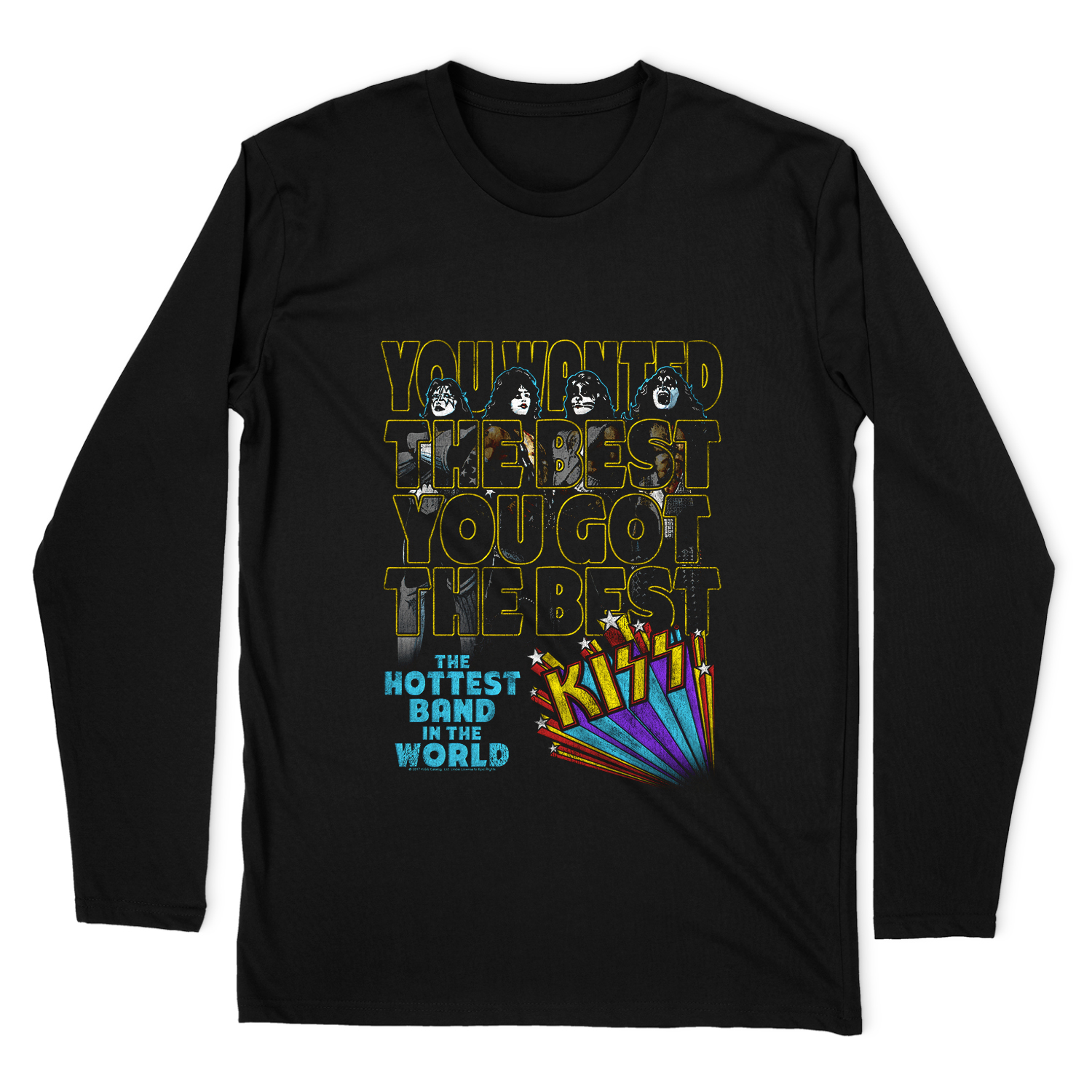 KISS THE BEST LONG SLEEVE T-SHIRT
