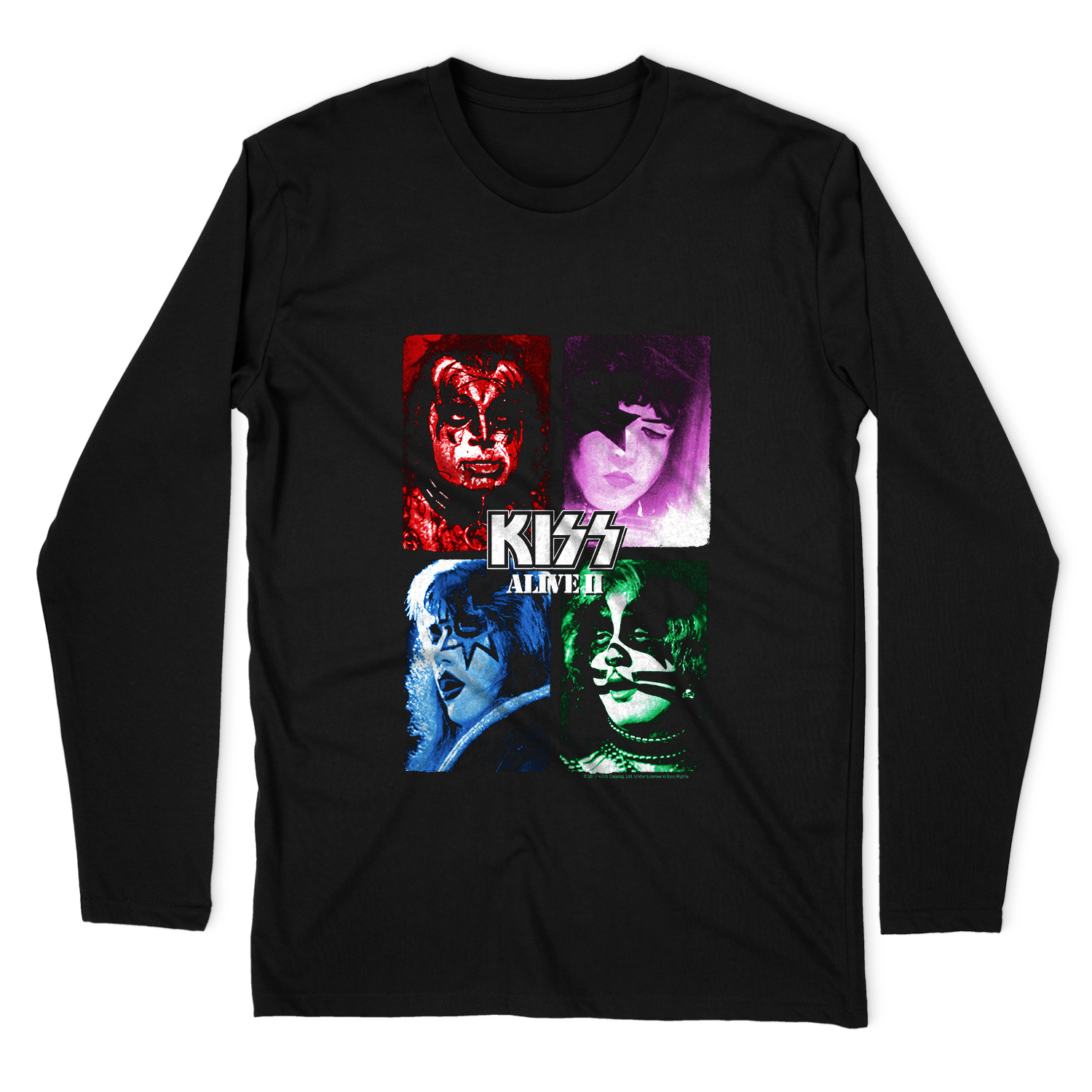 KISS ALIVE II COVER LONG SLEEVE T-SHIRT