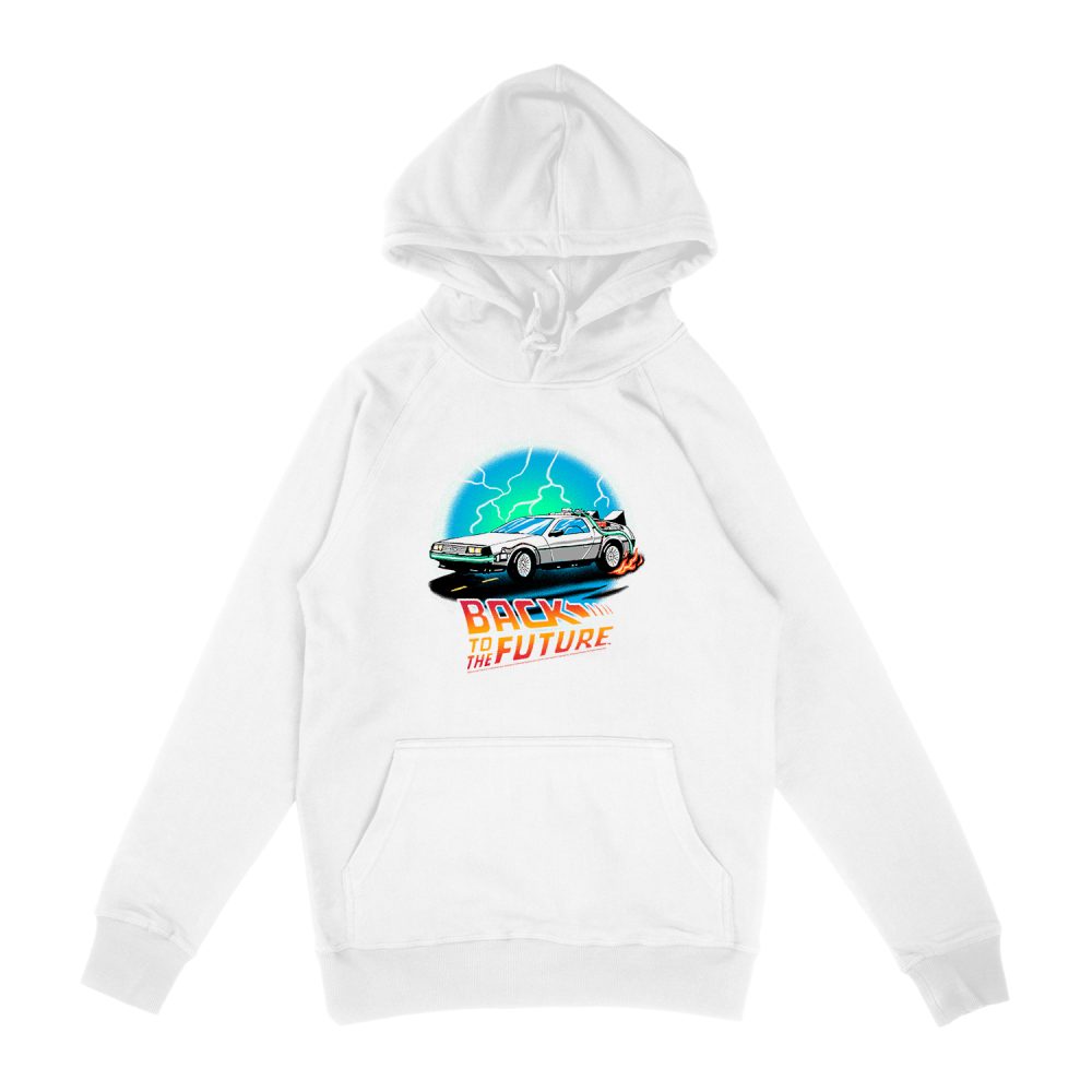 BACK TO THE FUTURE BTTF AIRBRUSH HOODIE