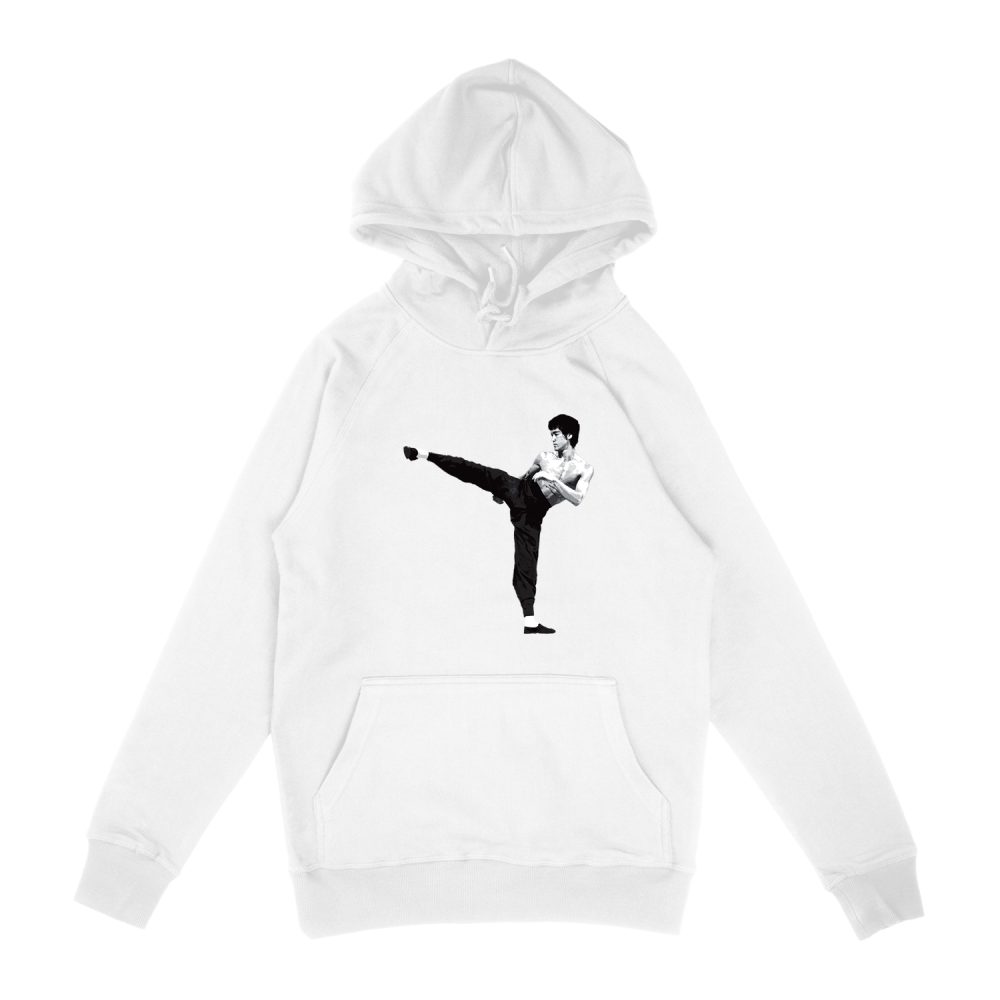 BRUCE LEE KICK FIGHT HOODIE