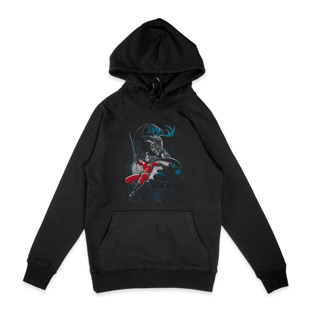 BATMAN BLACK AND WHITE HOODIE
