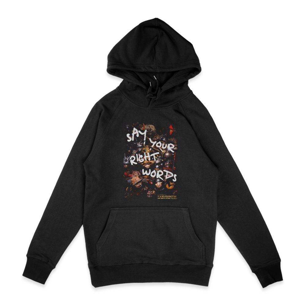 LABYRINTH RIGHT WORDS HOODIE