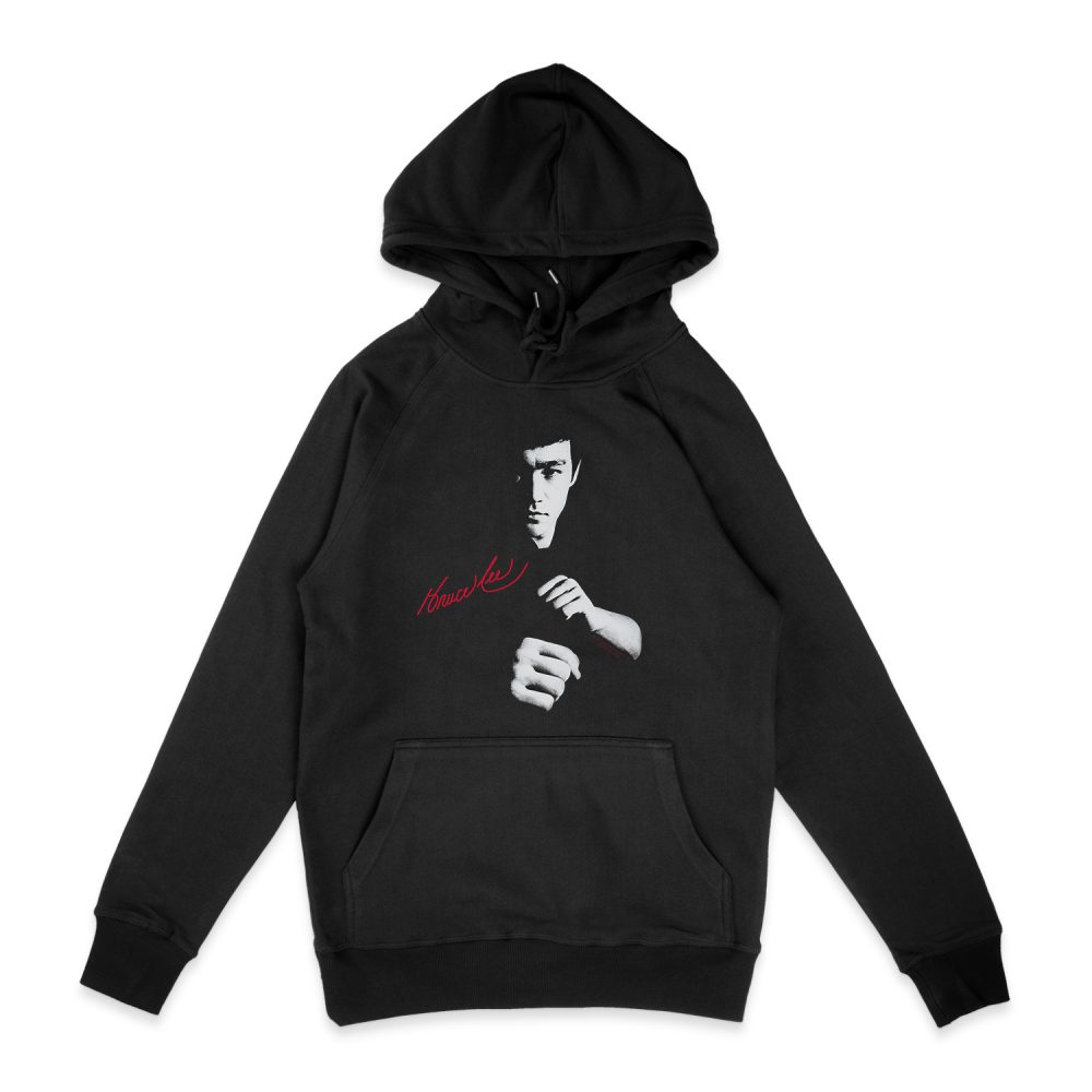 BRUCE LEE THE DRAGON AWAITS HOODIE