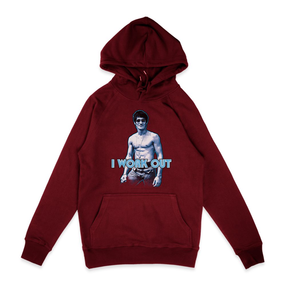BRUCE LEE LEE WORKS OUT HOODIE