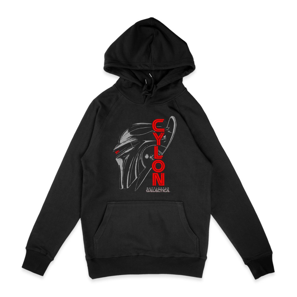 BATTLESTAR GALACTICA CYLON FACE HOODIE