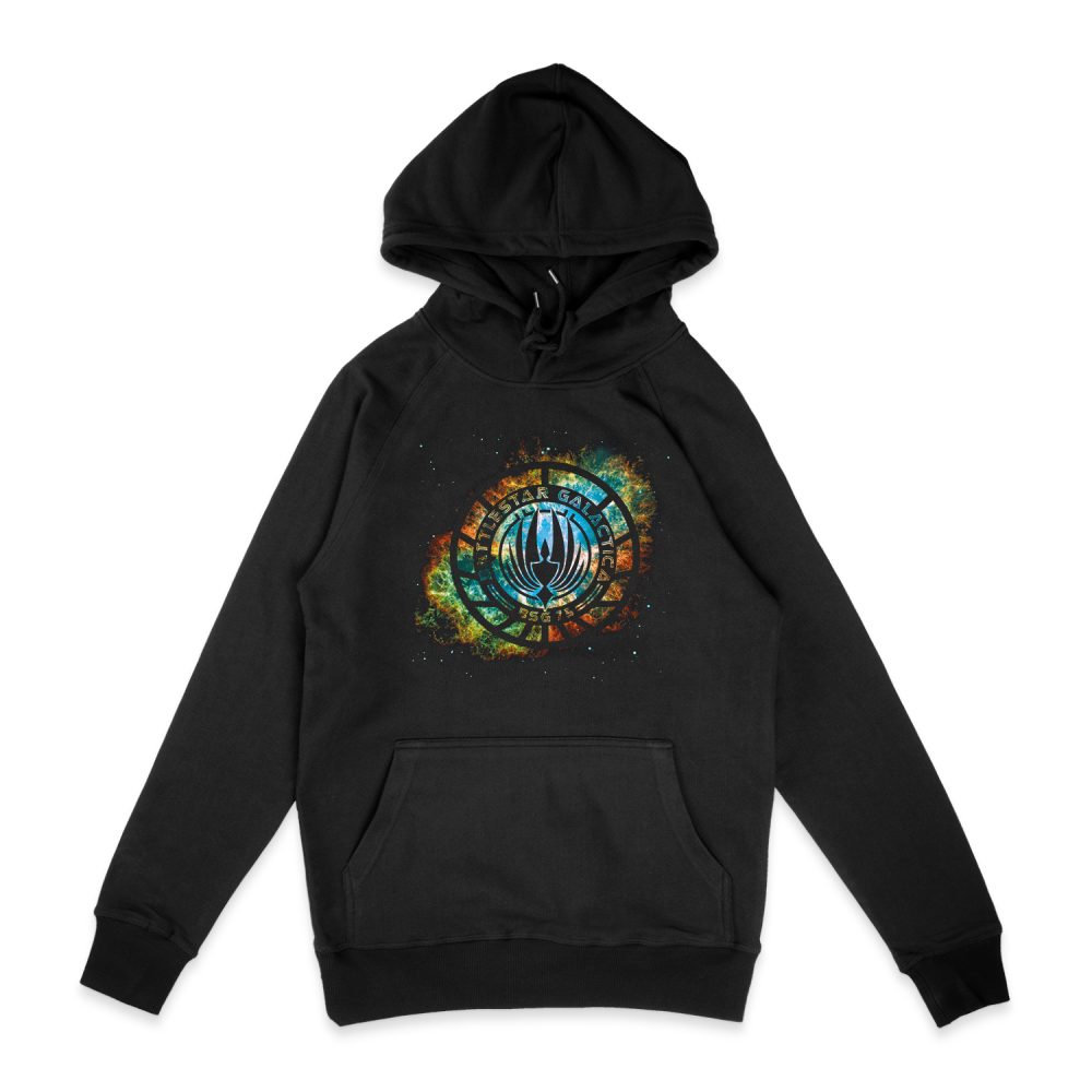 BATTLESTAR GALACTICA EMBLEM KNOCK-OUT HOODIE