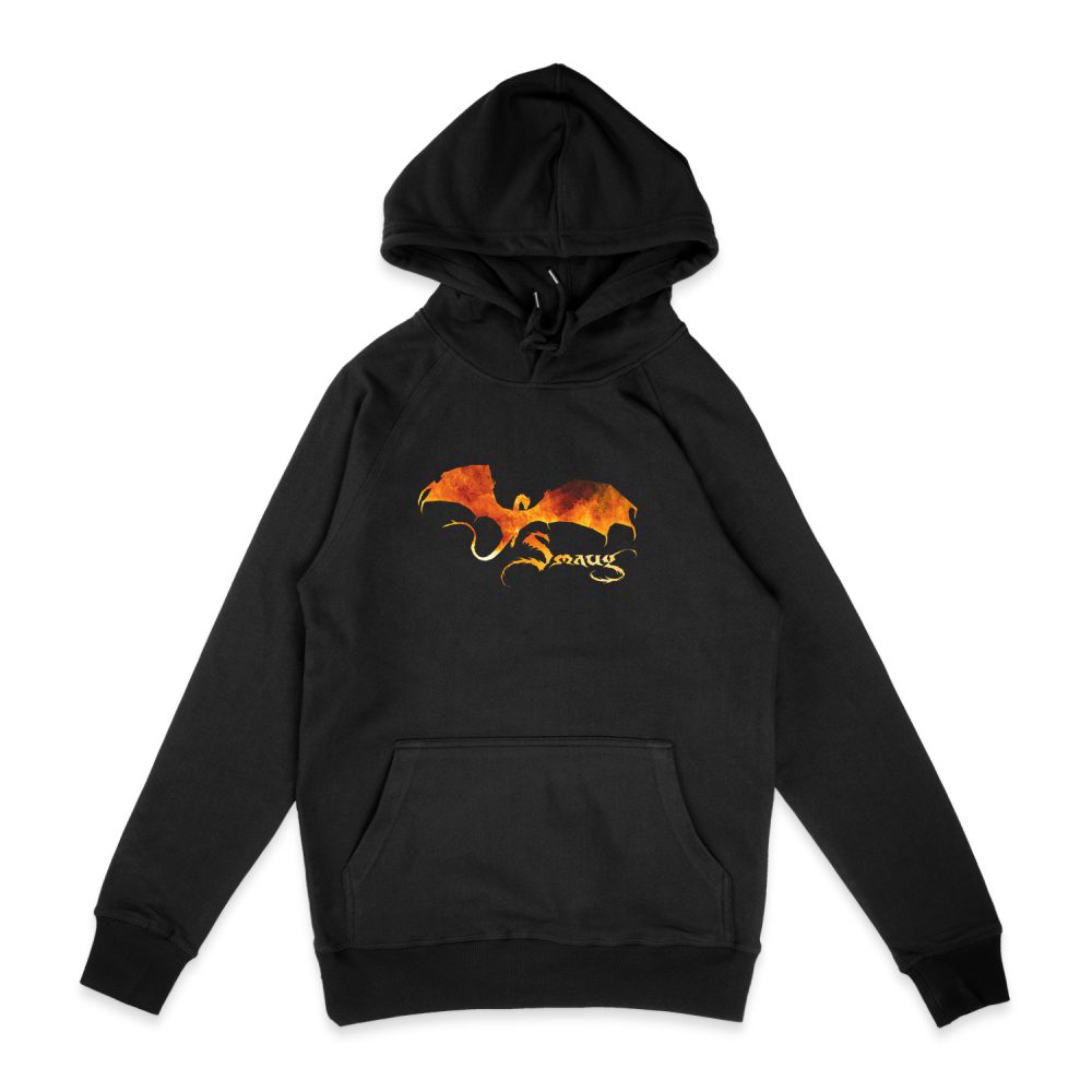 THE HOBBIT SMAUG ON FIRE HOODIE
