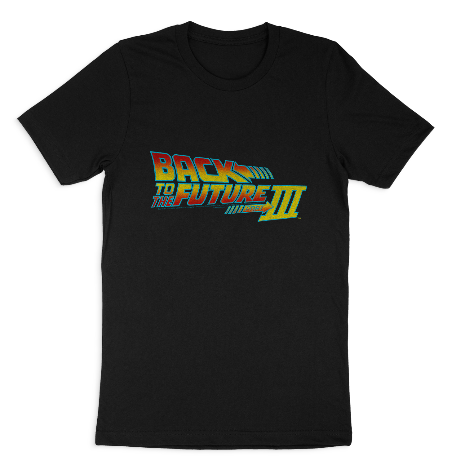 BACK TO THE FUTURE III LOGO SHORT SLEEVE T-SHIRT