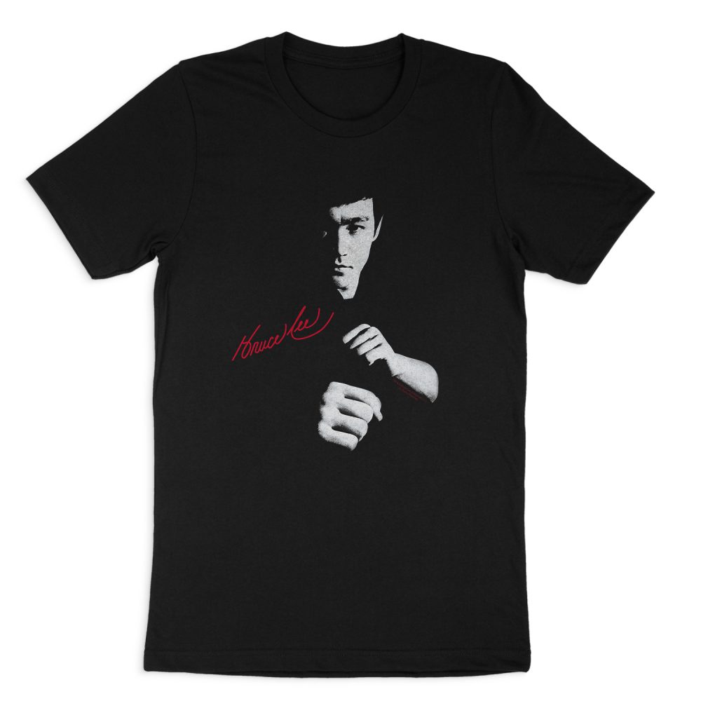 BRUCE LEE THE DRAGON AWAITS SHORT SLEEVE T-SHIRT