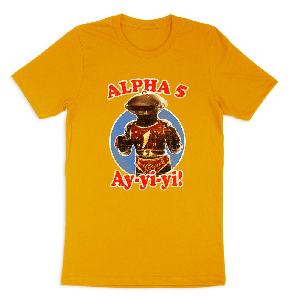 POWER RANGERS ALPHA 5 SHORT SLEEVE T-SHIRT