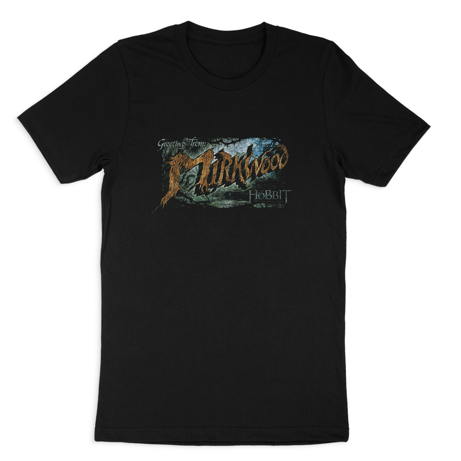 THE HOBBIT GREETINGS FROM SHORT SLEEVE T-SHIRT