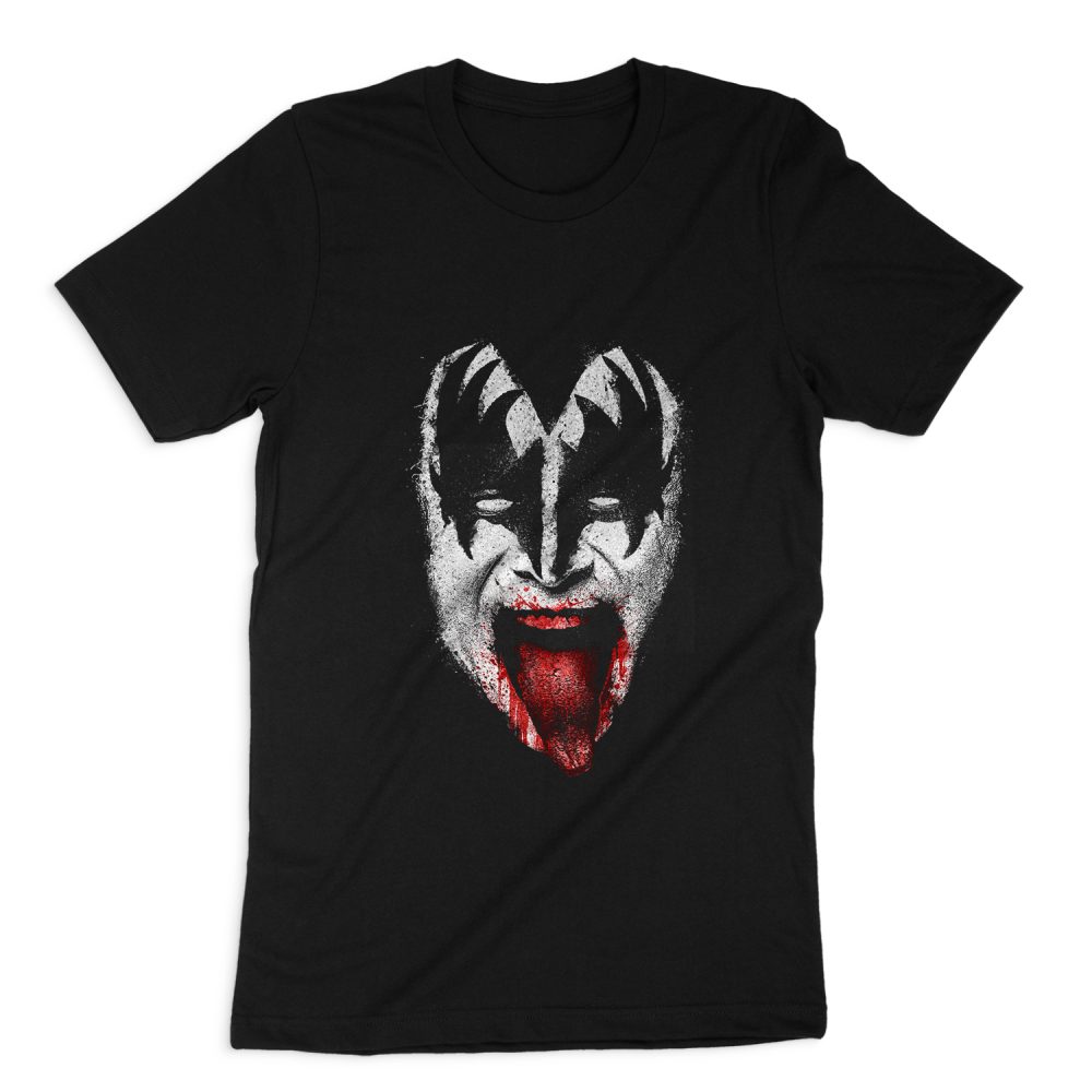 KISS DEMON FACE SHORT SLEEVE T-SHIRT