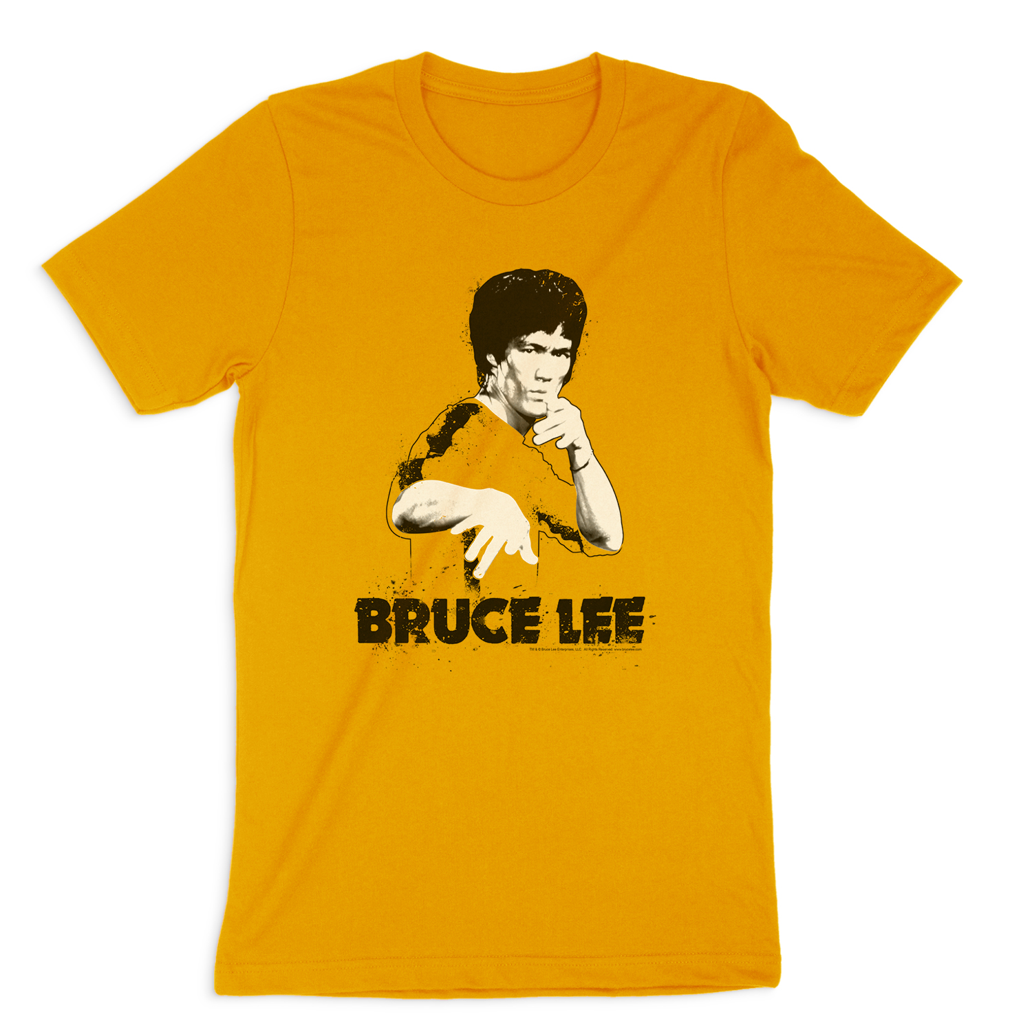 BRUCE LEE SUIT SPLATTER SHORT SLEEVE T-SHIRT