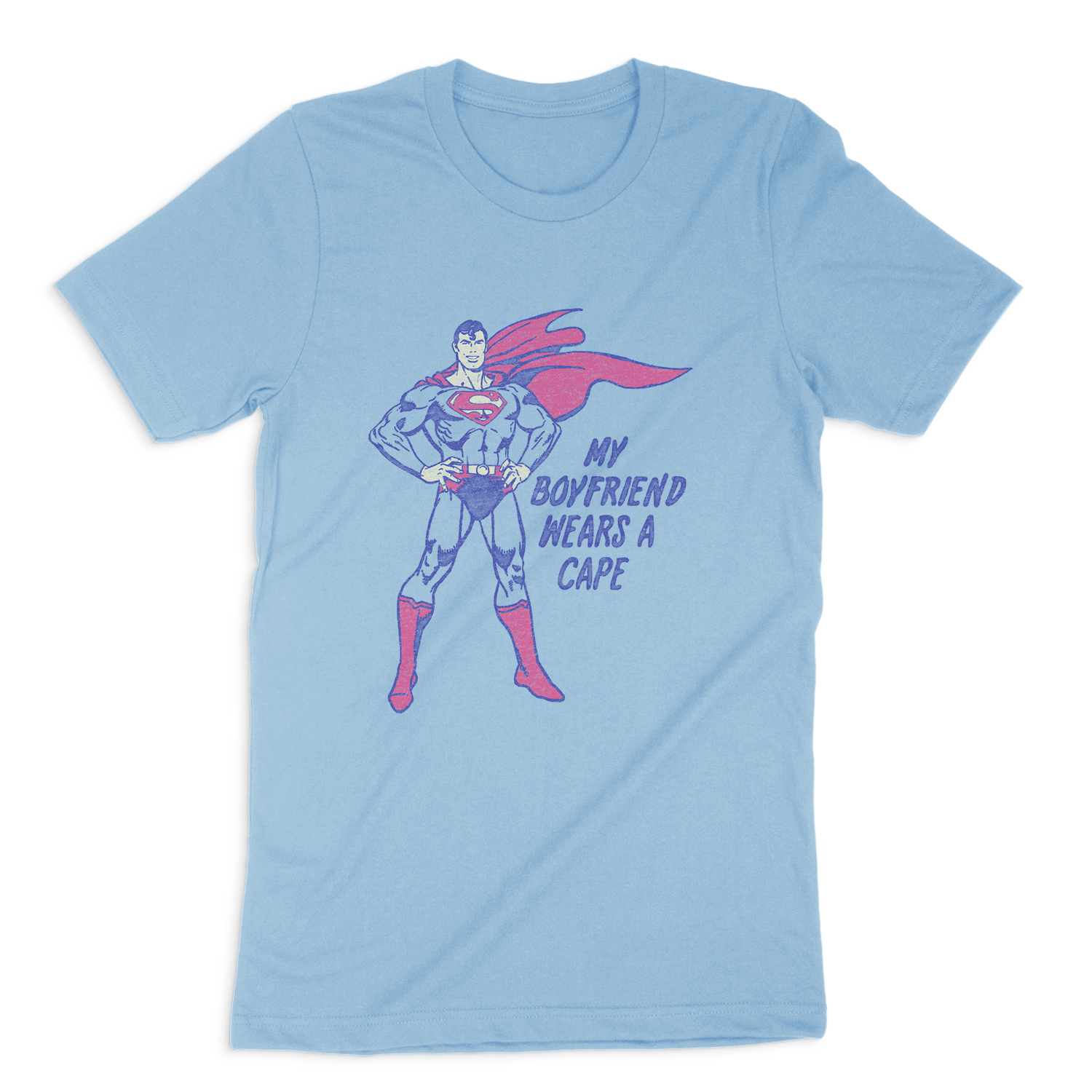 DC COMICS WEARS A CAPE SHORT SLEEVE T-SHIRT