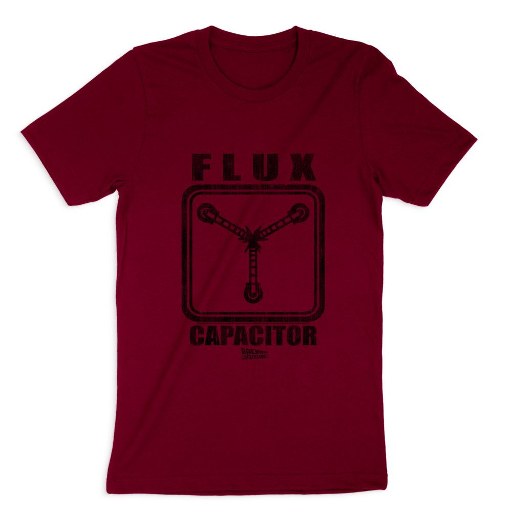 BACK TO THE FUTURE FLUX CAPACITOR SHORT SLEEVE T-SHIRT