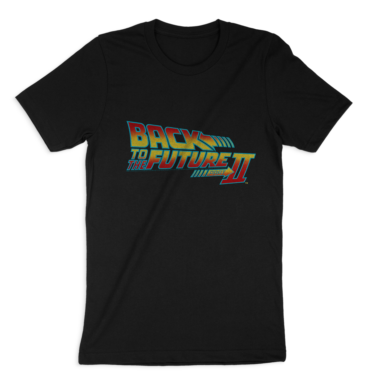 BACK TO THE FUTURE II LOGO SHORT SLEEVE T-SHIRT
