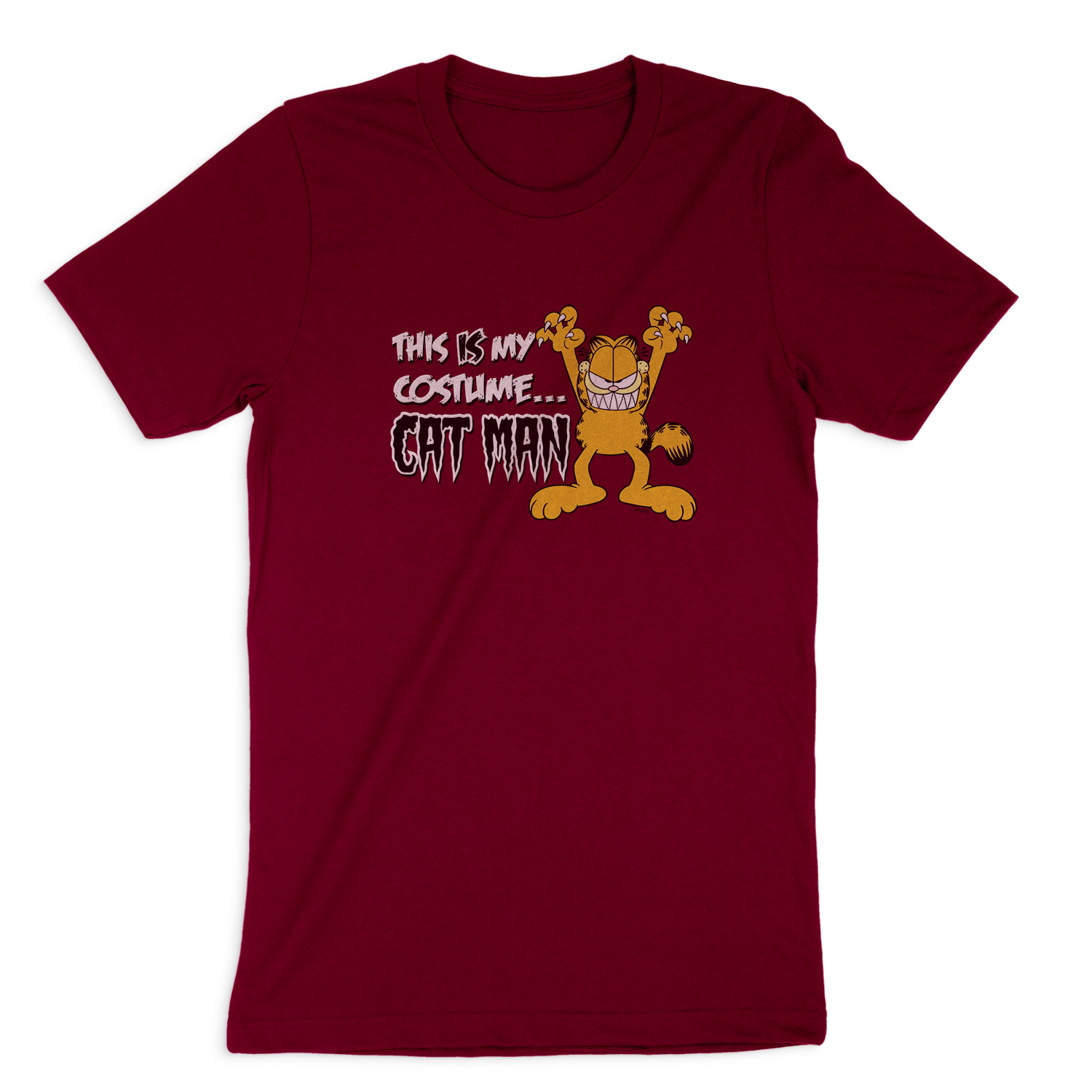 GARFIELD CAT MAN SHORT SLEEVE T-SHIRT