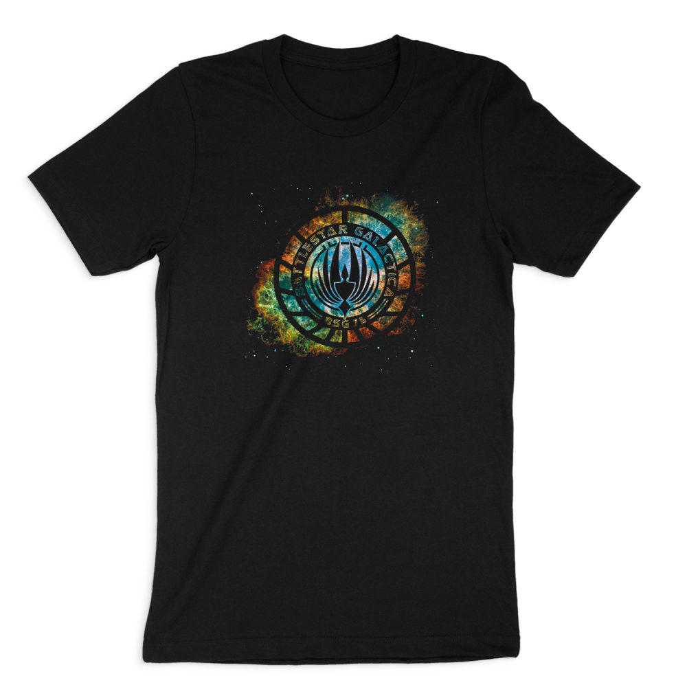 BATTLESTAR GALACTICA EMBLEM KNOCK-OUT SHORT SLEEVE T-SHIRT