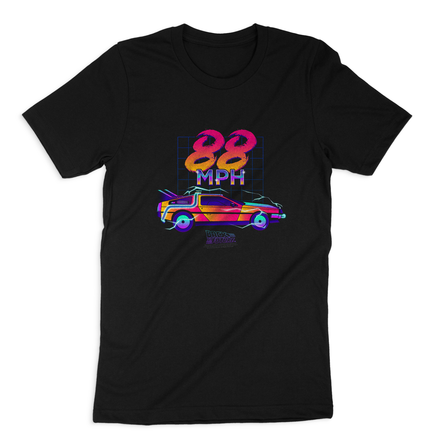 BACK TO THE FUTURE 88 MPH SHORT SLEEVE T-SHIRT