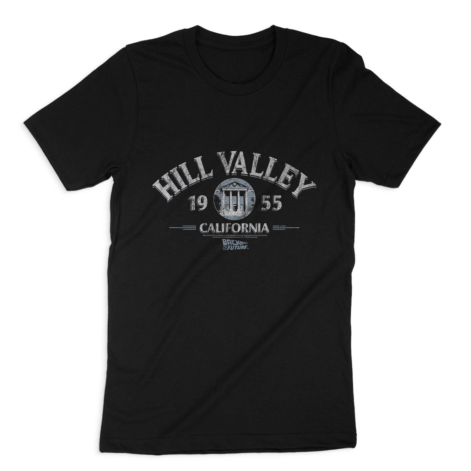 BACK TO THE FUTURE HILL VALLEY 1955 SHORT SLEEVE T-SHIRT