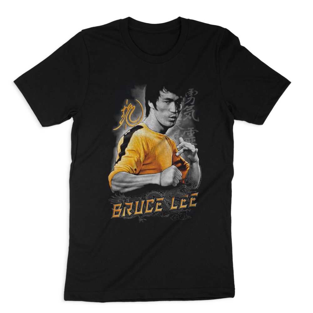 BRUCE LEE YELLOW DRAGON SHORT SLEEVE T-SHIRT