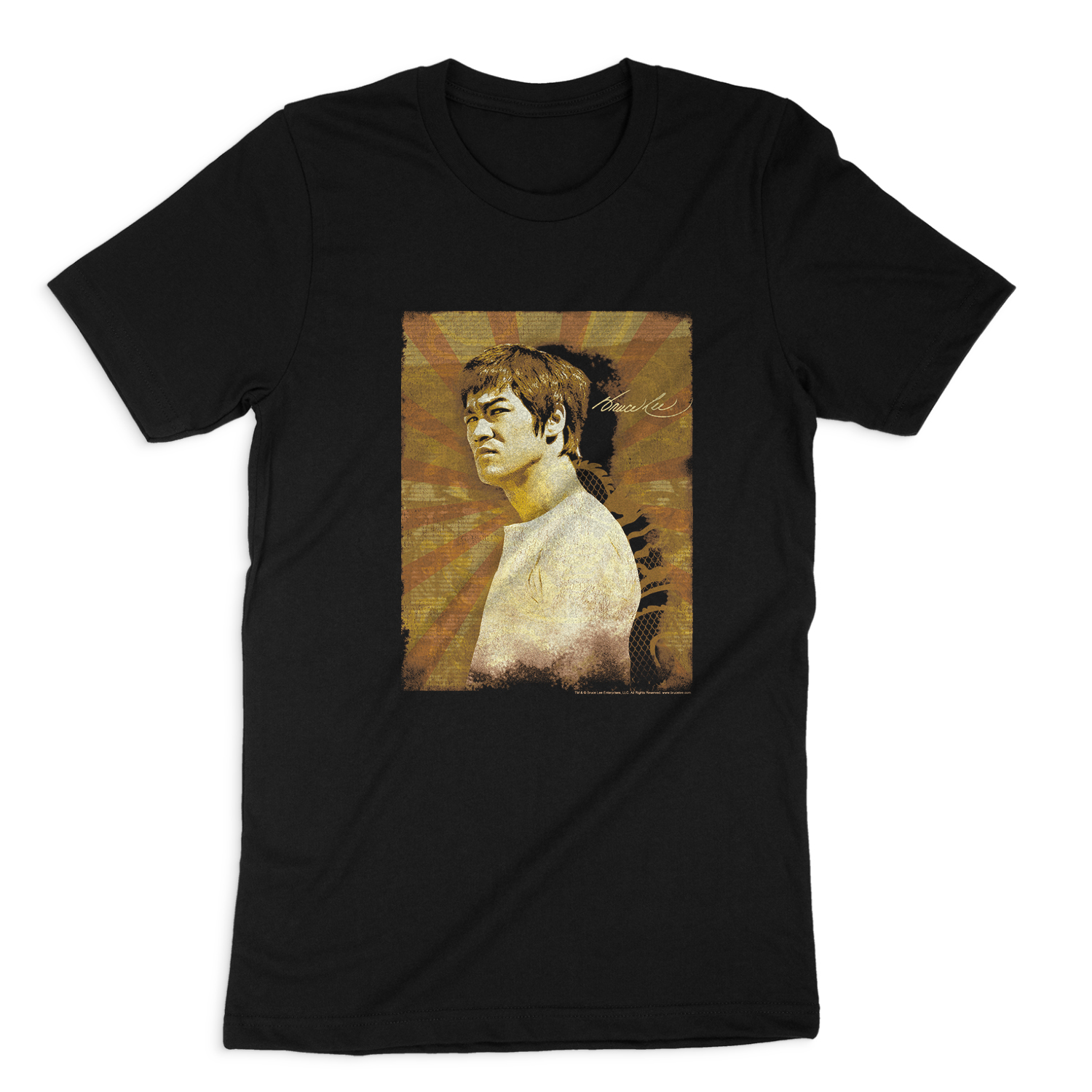 BRUCE LEE ANGER SHORT SLEEVE T-SHIRT